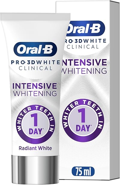 Oral-B Pro 3D White Clinical Intensive Whitening Toothpaste 75ml