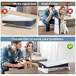 Kosker PS5 Stand Horizontal for PS5 Slim/PS5 Disc