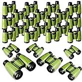 Libima 24 Pcs Binoculars Bulk Educational Compact Binoculars with Neck String Telescope for Learning Bird Watching Camping Hiking Travel Safaris Birthday Gifts(Green)