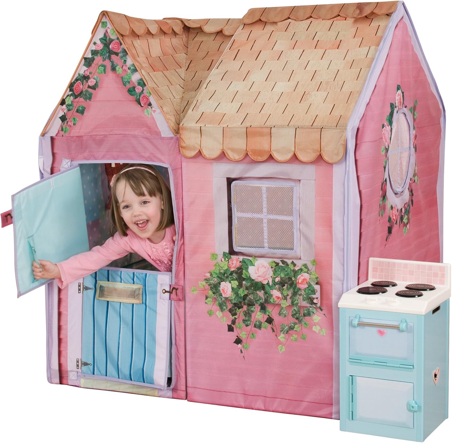 dream town rose petal cottage playset