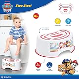 Paw Patrol Step Stool Non-Slip 70kg White Red Lightweight Toddler view 2