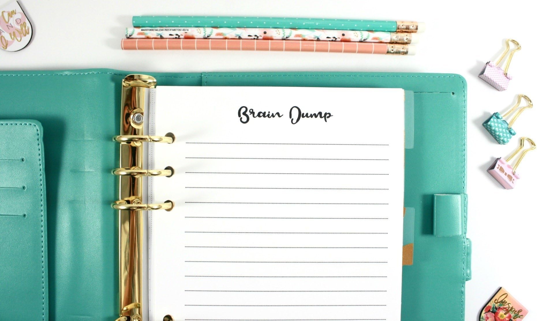A5 Planner Brain Dump, Filofax A5 Notes Inserts, Carpe Diem A5 Inserts, Pre-punched A5 Planner Notes Refills / A5 Brain Dump