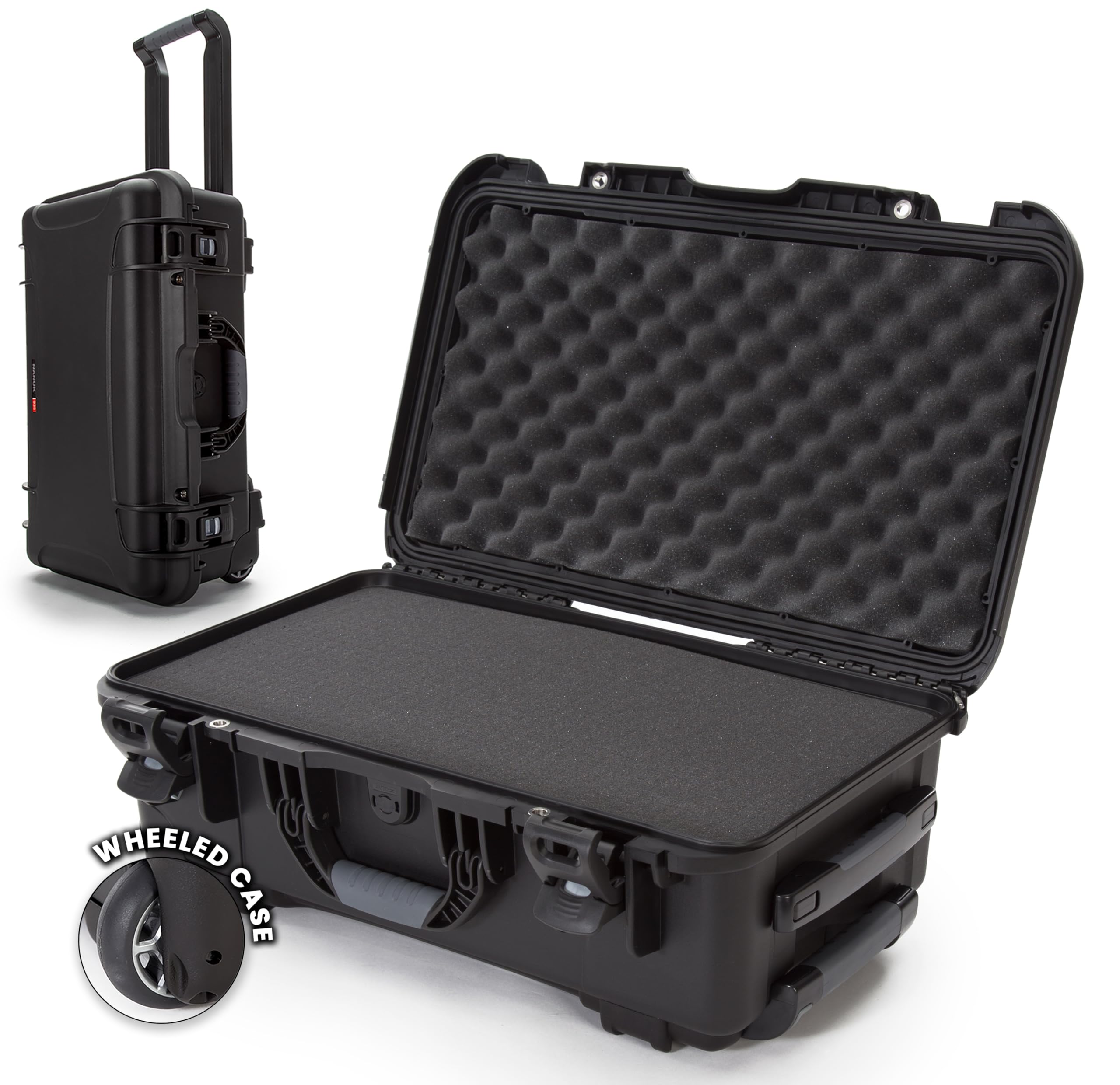 NANUK 935 Camera Hard Case with Cubed Foam, Waterproof Wheeled Carry-On