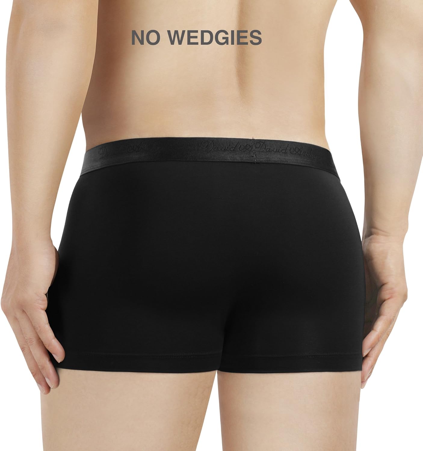 DAVID ARCHY Men's Underwear Ultra Soft Micro Modal Trunks Boxer Briefs with Fly Boxer Shorts in 3 or 4 Pack at  Men’s Clothing store