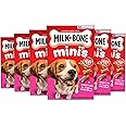 Milk-Bone Mini's Original Dog Treats, 15 Ounce (Pack of 6), Crunchy Biscuit Helps Clean Teeth