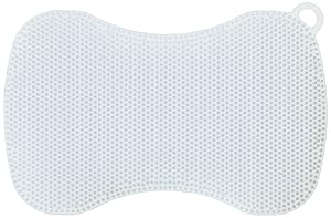 Kuhn Rikon Stay Clean Silicone Scrubber, Ice Blue