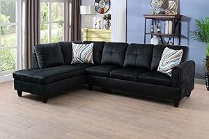 FUOROLA Manten L Shape Sectional Sofa for Living Room, Apartment, Game Room, Guest Room and Office