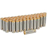 AmazonBasics - Pilas alcalinas AA 'Performance' (Paquete de 48) - Diseño variable