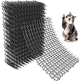 OCEANPAX 16 X 13 Inch Scat Mat for Cats, 12 Pack Cat Scat Mat with Spikes - Indoor/Outdoor Pet Deterrent Solution for Plants,