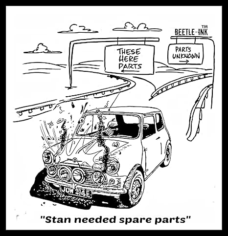 Beetleink Imán para Nevera o Placa de Metal con diseño de Mini ...