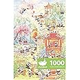 1000 Piece Puzzle for Adults, MOMIBOOK Jigsaw Puzzles of Comfortable Panda, Painting Image Funny Puzzle for Women, Relieve Stress, Prevent Senile Dementia, Improve Collaboration Skills