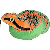 Wild Republic Snake Plush, Snake Stuffed Animal, Plush Toy, Gifts Kids, Centipede, 54"