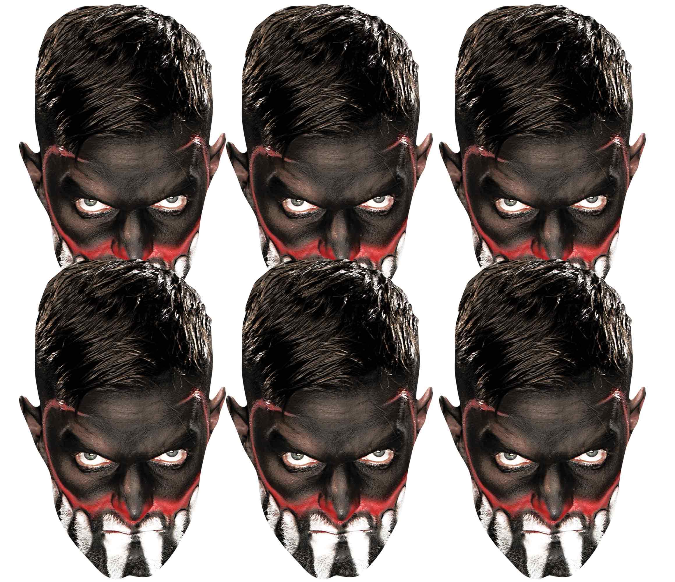 SMP417 Finn Balor WWE Masks 6 Pack of Wrestling Masks Great Fun for Family, Friends and Fans — image 1