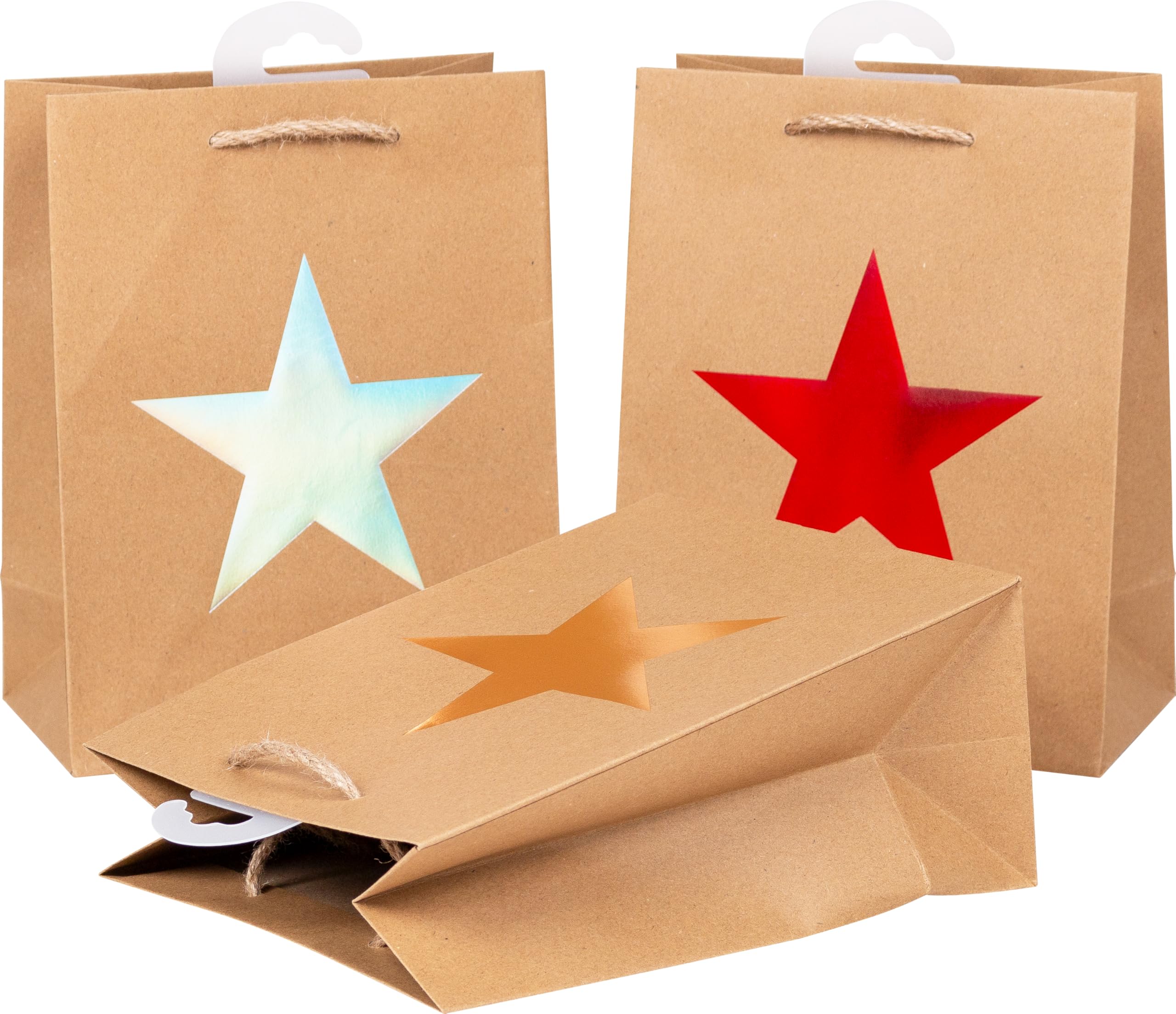 Heku 22 30822 35 Paper Metallic Gift Bag, 10 x 20 x 26 cm