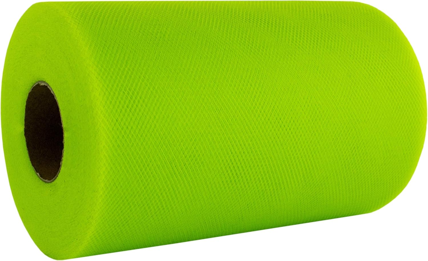 Tulle Fabric Roll | 6” by 100 Yards | Polyester Spool for Crafts Decorations Tutu Weddings Costumes Skirts Parties and More – by Craft Forge (Apple Green)