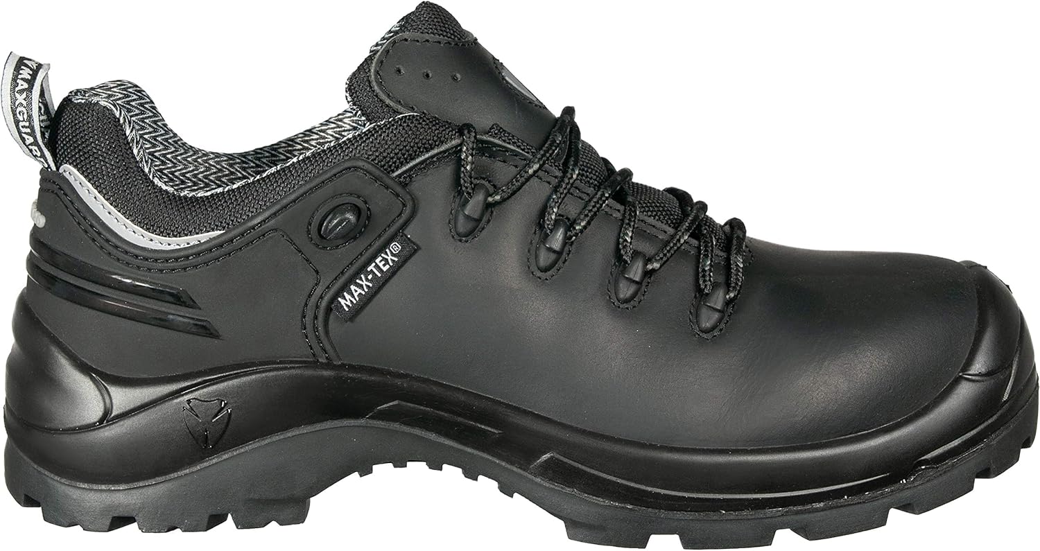 Maxguard X330 Safety Shoes S3 Black Waterproof Cowhide Leather Max Extreme Cutresistant PU