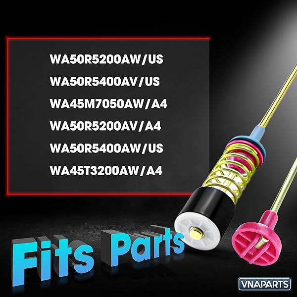 UPGRADE DC68-03172B-03 DC97-16350D DC68-03172C DC68-03172D-00 FOR SAMSUNG WASHER SUSPENSION RODS WA50R5200AW/US, WA50R5400AV/US, WA45M7050AW/A4, WA50R5200AV/A4, WA50R5400AW/US, WA45T3200AW/A4 REPLACES