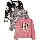 The Children's Place Girls Long Sleeve Knit Fashion Shirt