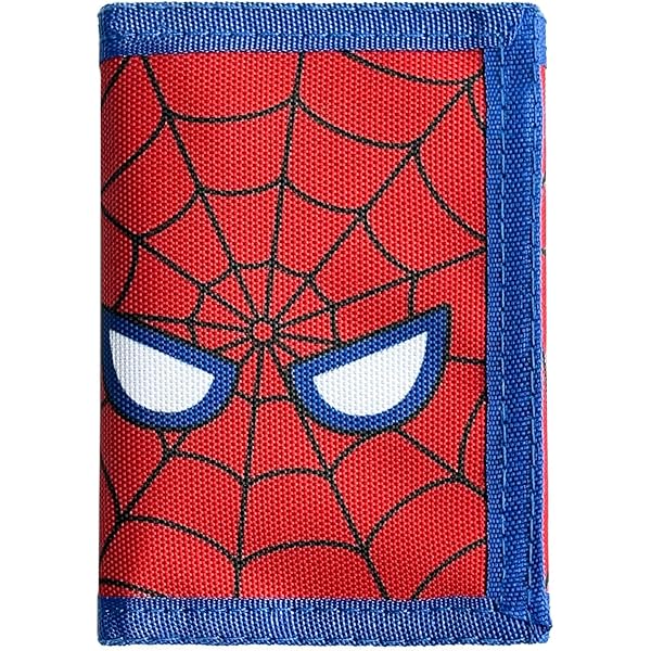 Marvel Jongens Portemonnee en Sleutelhanger Cadeauset - Avengers Drievoudige Portemonnee met Muntzak Kaart Slots en Sleutelhanger - Cadeau voor Jongens, One Size, Modern