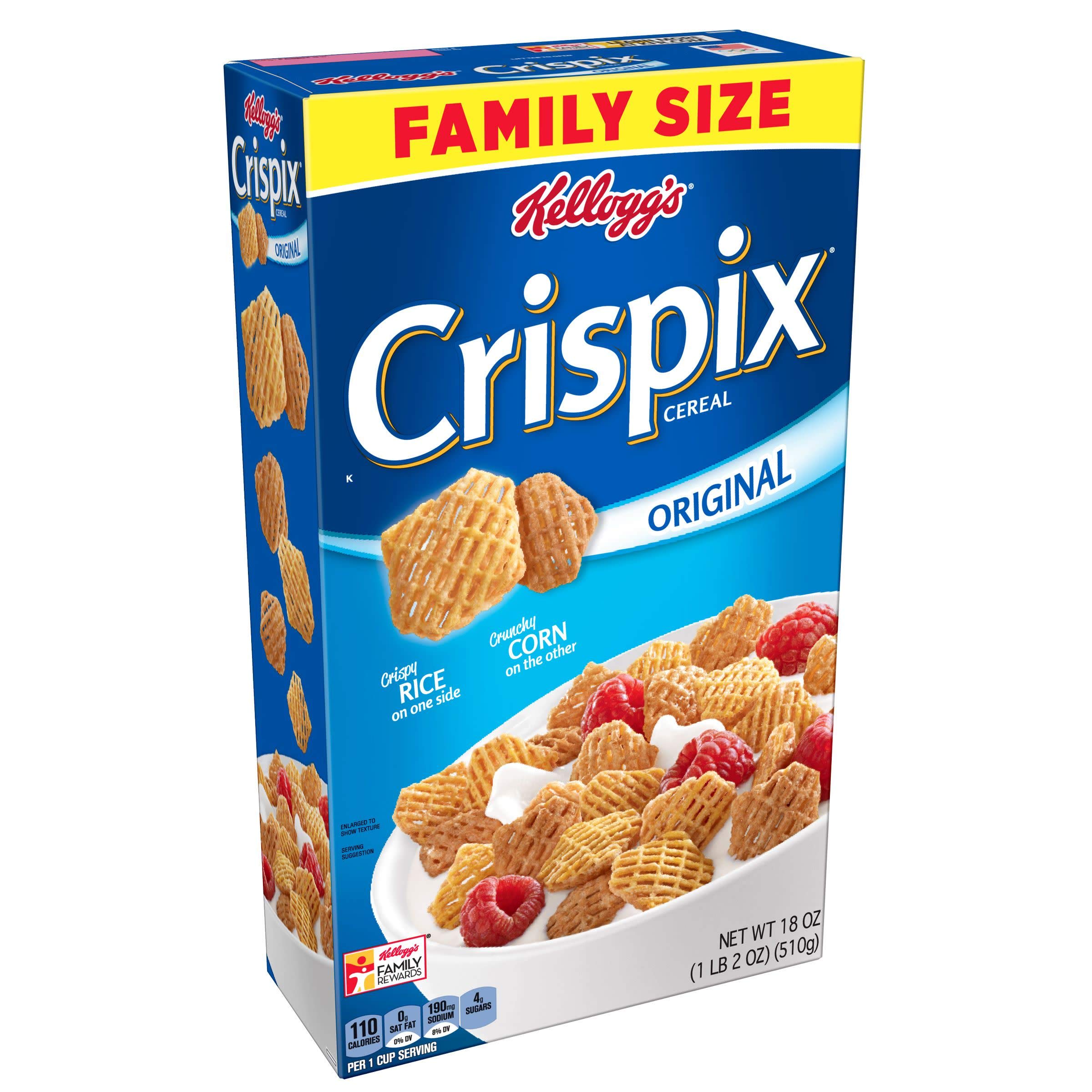 (Discontinued Version) Kellogg's Crispix, Breakfast Cereal, Original