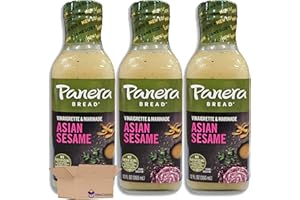 Tribeca Curations | Asian Sesame Vinaigrette Salad Dressing & Marinade by Panera | 12 Ounce | Pack of 3