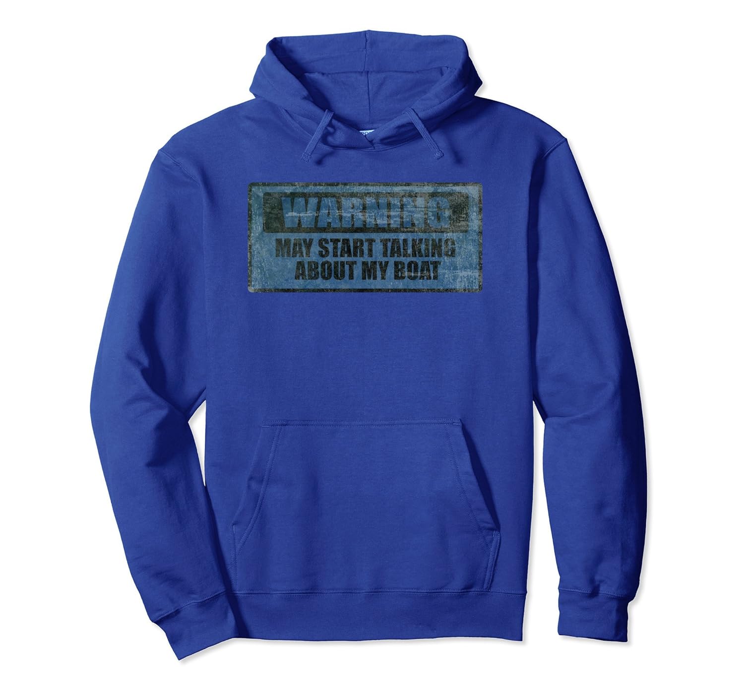 Warning May Start Talking About My Boat Grunge Hoodie-Rose