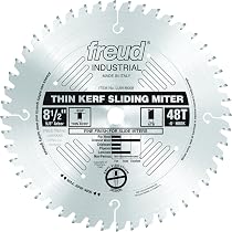 Freud LU83R008 8-Inch 40-Tooth ATB Thin Kerf Combination Saw Blade – 5/8" Arbor, PermaShield Coating, Made In Italy