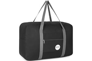 WANDF For Spirit Airlines Personal Item Bag 18x14x8 Travel Duffel Bag Underseat Foldable Carry-on Luggage for Women