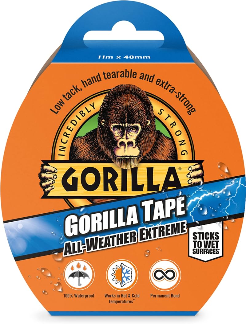 Gorilla Tape All Weather Extreme Black 48mm x 11m