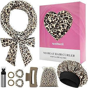 weiwei Lockenwickler Über Nacht, Samt Heatless Overnight Curls Band Locken ohne Hitze, 70\
