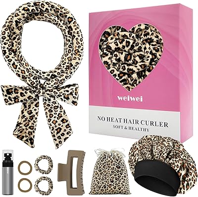 weiwei Lockenwickler Über Nacht, Samt Heatless Overnight Curls Band Locken ohne Hitze, 70\