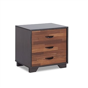 Amazon Com Acme Furniture 97340 Eloy Nightstand One Size Walnut