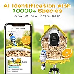 birdsnap® MON - Smart Bird Feeder with Camera, 2K