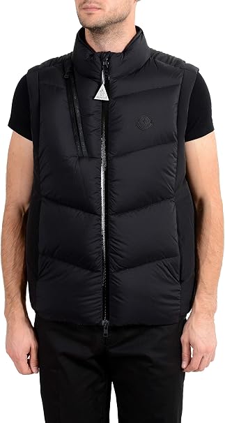 Moncler メンズ Jacot ブラック ダウン ノースリーブ パーカー ジャケット ベスト サイズ3 Us M メンズ 通販 Amazon