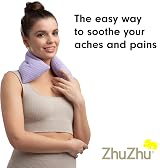 Zhu-Zhu Lavender Body Wrap Microwavable Wheat Bag Lilac Fleece view 2