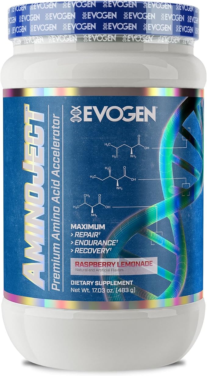 Evogen AminoJect, Vegan Fermented Plant Based BCAA