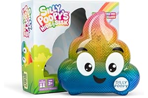 What Do You Meme? Silly Poopy's Hide & Seek by Relatable, The Talking, Singing, Rainbow Hide & Seek Toy, Interactive Toddler 