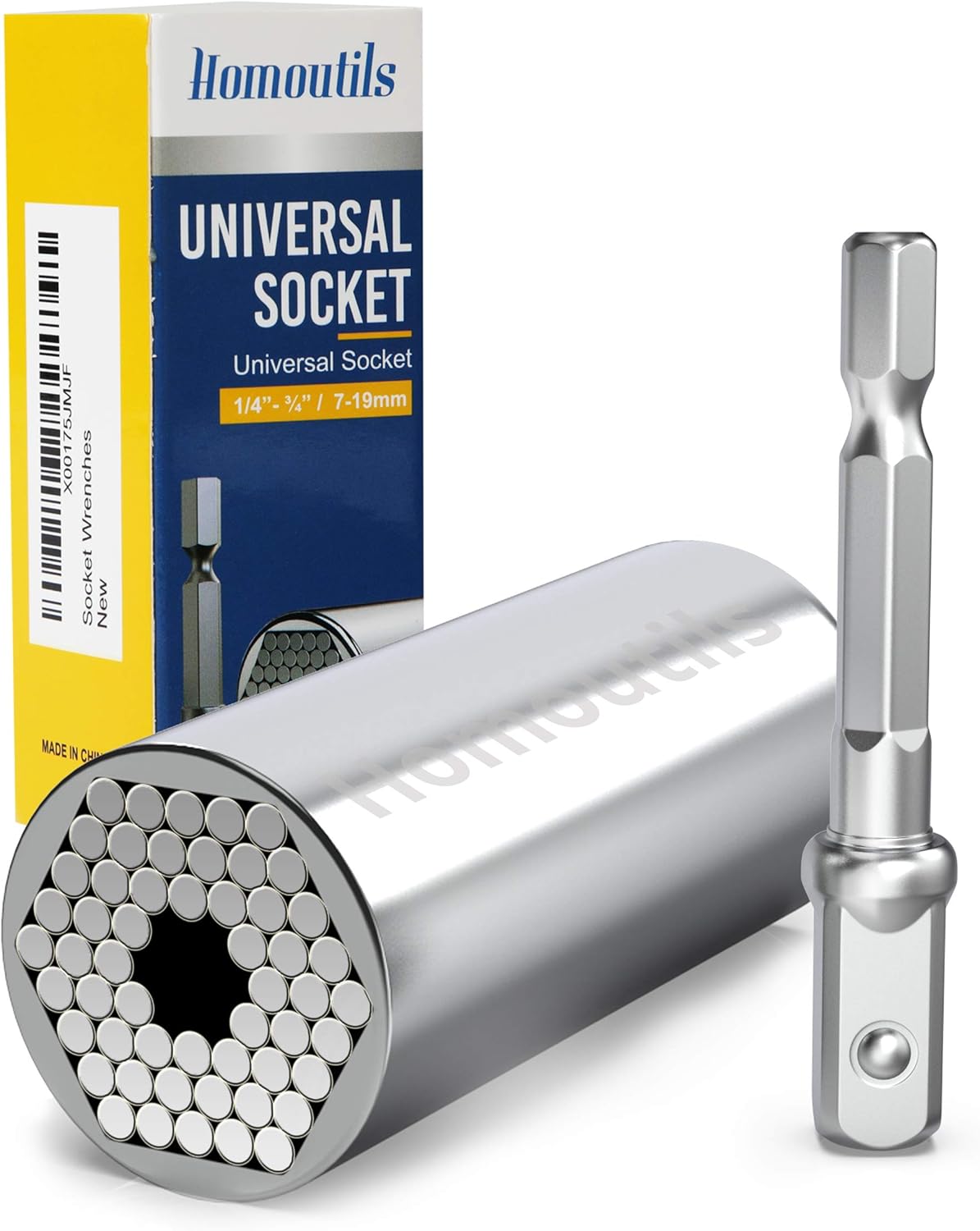 DIY Universal Super Socket Wrench Tools Set Adapter Handy Grip 719mm