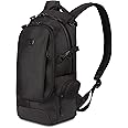 SwissGear 3598 Backpack Narrow Daypack, Black Ballistic, 18-Inch