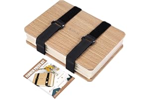 Auihiay Flower Press Kit, 5 Layers 6 x 8 inch Leaf Press Set for DIY Dried Pressed Flowers Leaves DIY Resin Jewelry Pendant Crafts (Brown)