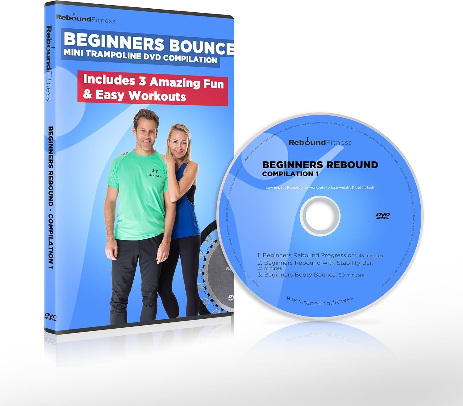 Mini Trampolín Fitness DVD Entrenamiento Compilación. Incluye 3 ...