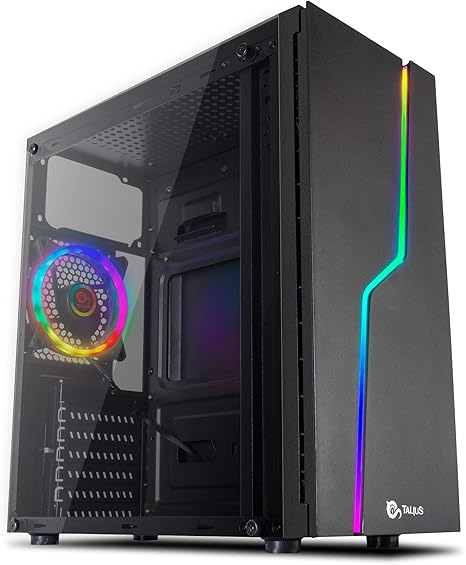 Talius Caja ATX Gaming Spark RGB Cristal Templado USB 3.0: Amazon.es: Informática