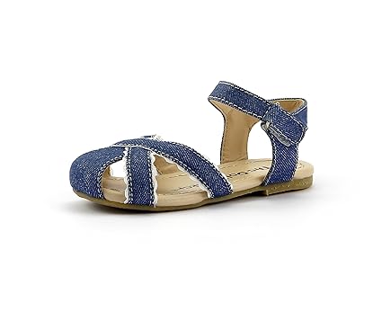 little girl closed toe sandals