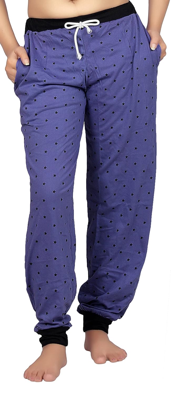 carrel cotton hosiery fabric women regular fit joggers track pant(agspl-3347)