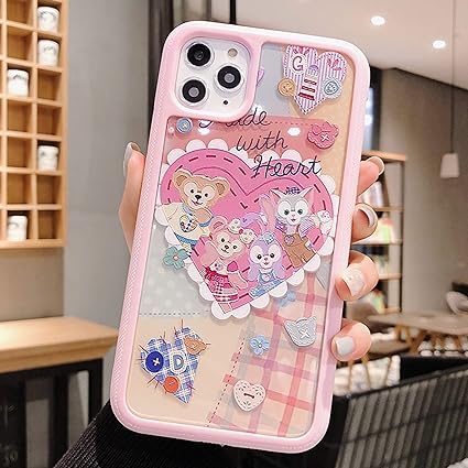 Amazon Co Jp Little Merry Iphone11 対応 ダッフィー フレンズ 風 シンプル かわいい Iphone ケース カバー Iphone11 フレンズ1 家電 カメラ