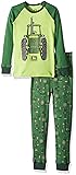 John Deere Boys' Toddler PJ, Green, 4T