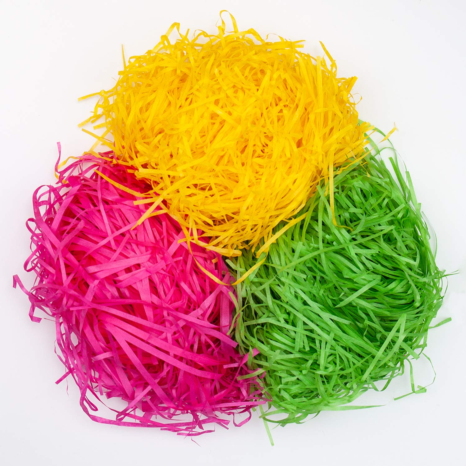 Yihong 10 5oz 300g Easter Grass Recyclable Shred Paper For Easter Gift Basket Filler Easter Party Decoration Green Pink And Yellow 3 Colors Buy Online In Aruba At Aruba Desertcart Com Productid 112570571
