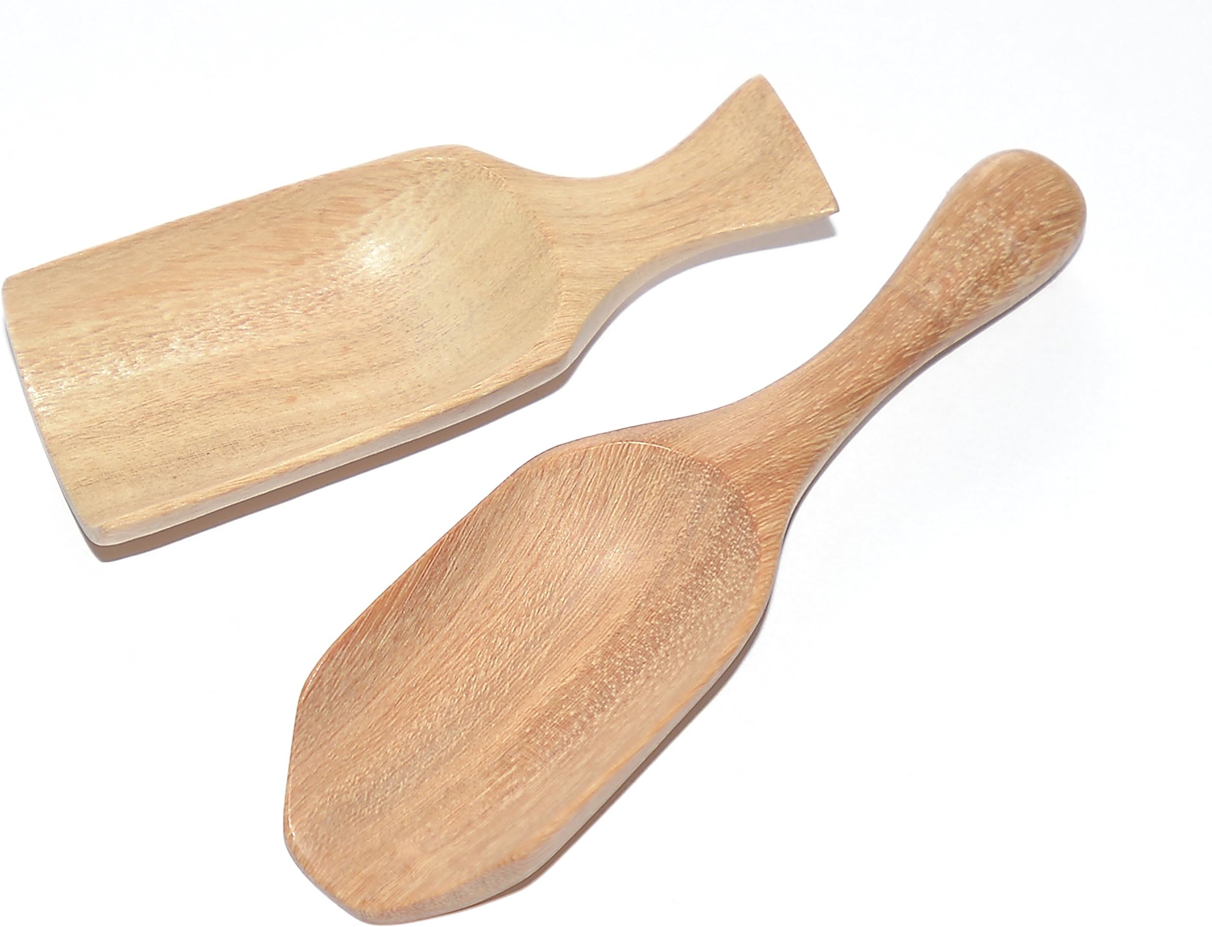 Set Of Two Beech And Tembusu Wood Chinese Tea Spoons ( this tea accessories set makes a thoughtful gift for anyone who loves tea)