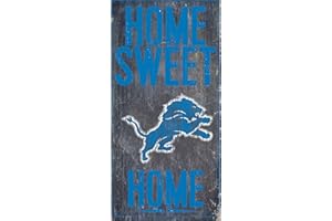 FAN CREATIONS Detroit Lions 6'' x 12'' Home Sweet Home Sign