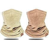 Dymex 2 PCS Kids Neck Warmer Gaiter Winter Fleece Neck Cover Balaclava Windproof Face Cover Mask for Ski Motorcycle